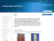 Tablet Screenshot of gripsandknives.com